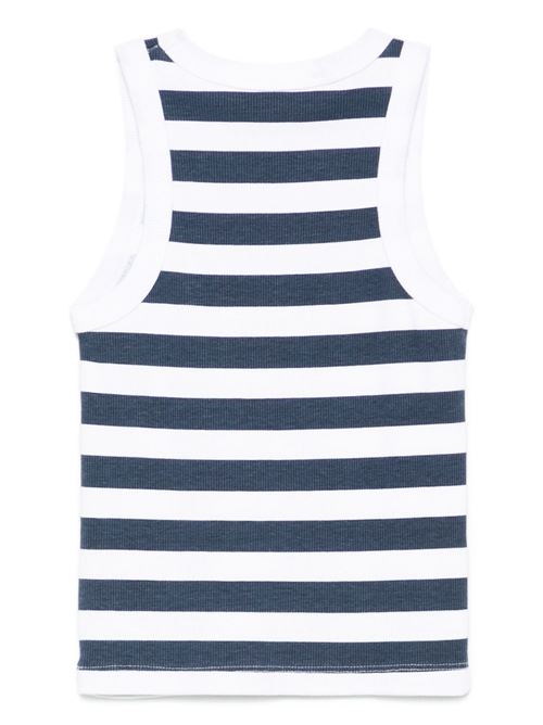 Canotta bambina a righe MC2 SAINT BARTH Kids | BLUE JR01600H